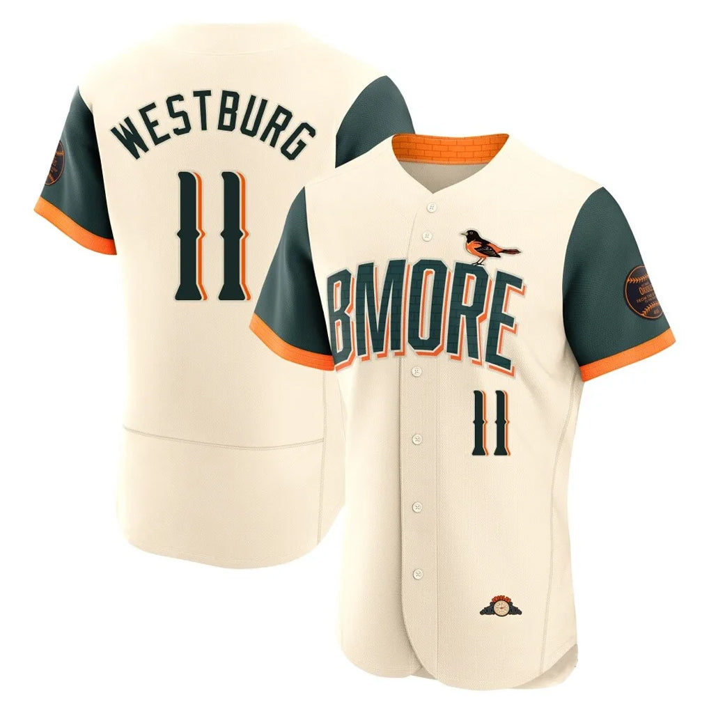 Pouc B.Orioles #11 Jordan Westburg Player Cream 2026 City Connect Limited Elite Home Game Stitched Jerseys