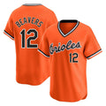 Pouc B.Orioles #12 Dylan Beavers Player Orange T-shirt Limited Home Game Stitched Jerseys