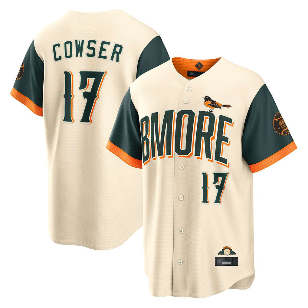 Pouc B.Orioles #17 Colton Cowser Player Cream 2026 City Connect Home Game Stitched Jerseys