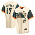 Pouc B.Orioles #17 Colton Cowser Player Cream 2026 City Connect Limited Elite Home Game Stitched Jerseys