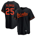 Pouc B.Orioles #25 Pete Alonso Player Black Home Game Stitched Jerseys