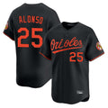 Pouc B.Orioles #25 Pete Alonso Player Black Limited Home Game Stitched Jerseys