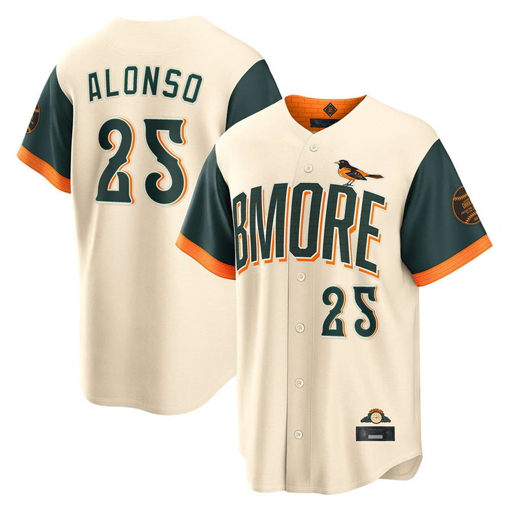 Pouc B.Orioles #25 Pete Alonso Player Cream 2026 City Connect Home Game Stitched Jerseys