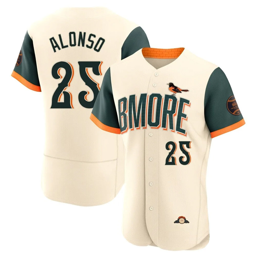 Pouc B.Orioles #25 Pete Alonso Player Cream 2026 City Connect Limited Elite Home Game Stitched Jerseys