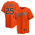 Pouc B.Orioles #25 Pete Alonso Player Orange Home Game Stitched Jerseys