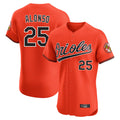 Pouc B.Orioles #25 Pete Alonso Player Orange Limited Elite Home Game Stitched Jerseys