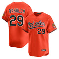 Pouc B.Orioles #29 Samuel Basallo Player Orange Limited Home Game Stitched Jerseys