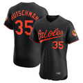 Pouc B.Orioles #35 Adley Rutschman Black Limited Elite Home Game Stitched Jerseys