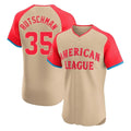 Pouc B.Orioles #35 Adley Rutschman Cream American League All-Star Limited Elite Home Game Stitched Jerseys