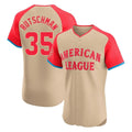 Pouc B.Orioles #35 Adley Rutschman Player Cream American League All-Star Limited Elite Home Game Stitched Jerseys