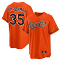 Pouc B.Orioles #35 Adley Rutschman Orange Home Game Stitched Jerseys
