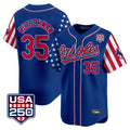 Pouc B.Orioles #35 Adley Rutschman Royal USA 250 Independence Day Vapor Premier Limited Home Game Stitched Jerseys