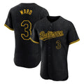 Pouc B.Orioles #3 Taylor Ward Player Black Snake Skin City Limited Elite Home Stitched Jerseys