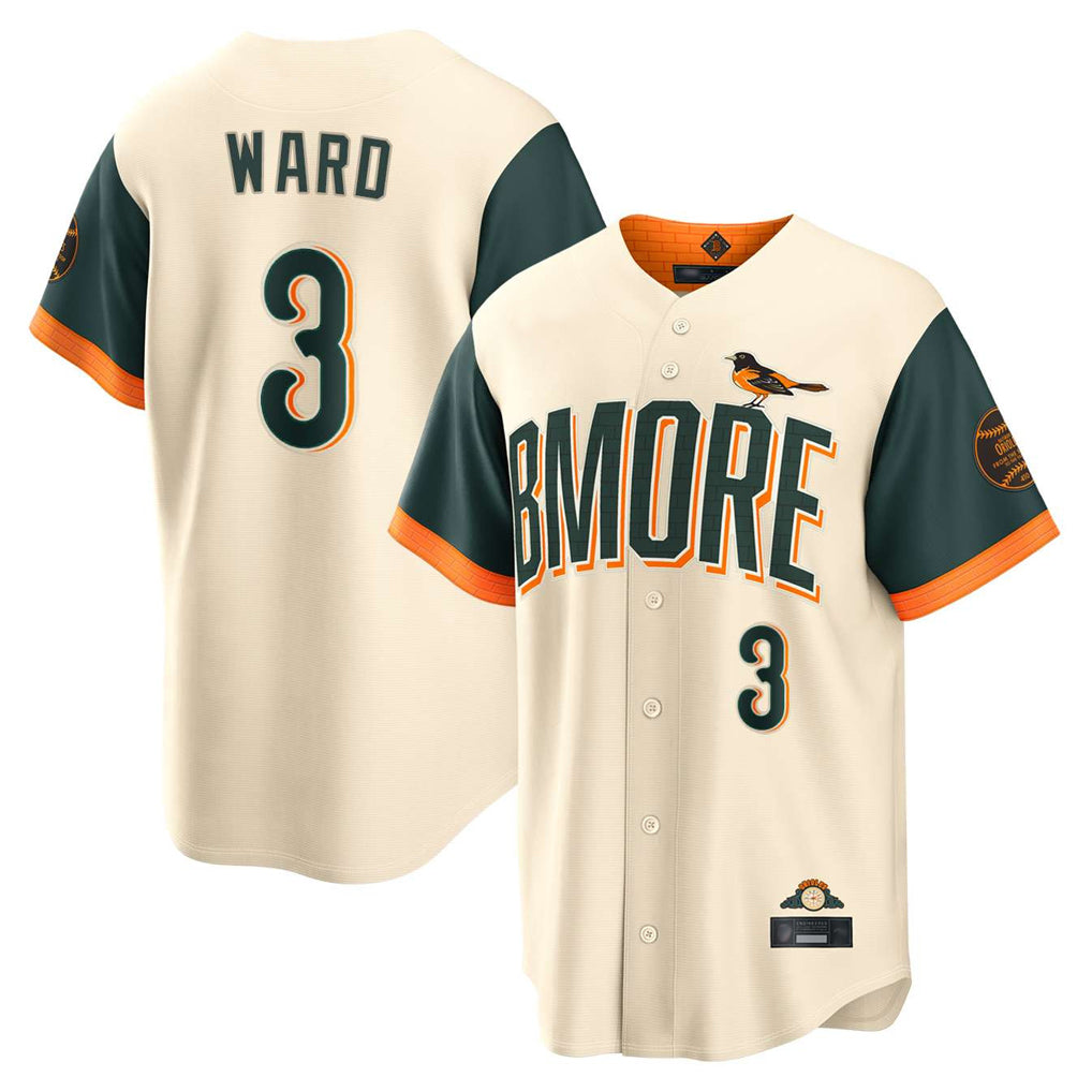 Pouc B.Orioles #3 Taylor Ward Player Cream 2026 City Connect Home Game Stitched Jerseys