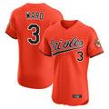 Pouc B.Orioles #3 Taylor Ward Player Orange Limited Elite Home Game Stitched Jerseys