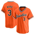 Pouc B.Orioles #3 Taylor Ward Player Orange T-shirt Limited Home Game Stitched Jerseys
