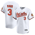 Pouc B.Orioles #3 Taylor Ward Player White Limited Home Game Stitched Jerseys