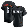 Pouc B.Orioles #6 Ryan Mountcastle Player Black City Connect Limited Home Game Stitched Jerseys