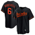 Pouc B.Orioles #6 Ryan Mountcastle Player Black Home Game Stitched Jerseys