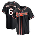 Pouc B.Orioles #6 Ryan Mountcastle Player Black Out Home Game Stitched Jerseys