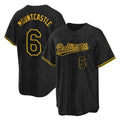 Pouc B.Orioles #6 Ryan Mountcastle Player Black Snake Skin City Home Game Stitched Jerseys