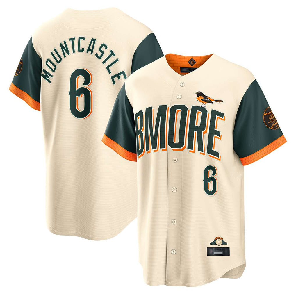 Pouc B.Orioles #6 Ryan Mountcastle Player Cream 2026 City Connect Home Game Stitched Jerseys