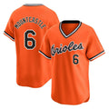 Pouc B.Orioles #6 Ryan Mountcastle Player Orange T-shirt Limited Home Game Stitched Jerseys