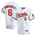 Pouc B.Orioles #6 Ryan Mountcastle Player White Limited Home Game Stitched Jerseys