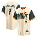 Pouc B.Orioles #7 Jackson Holliday Player Cream 2026 City Connect Home Game Stitched Jerseys