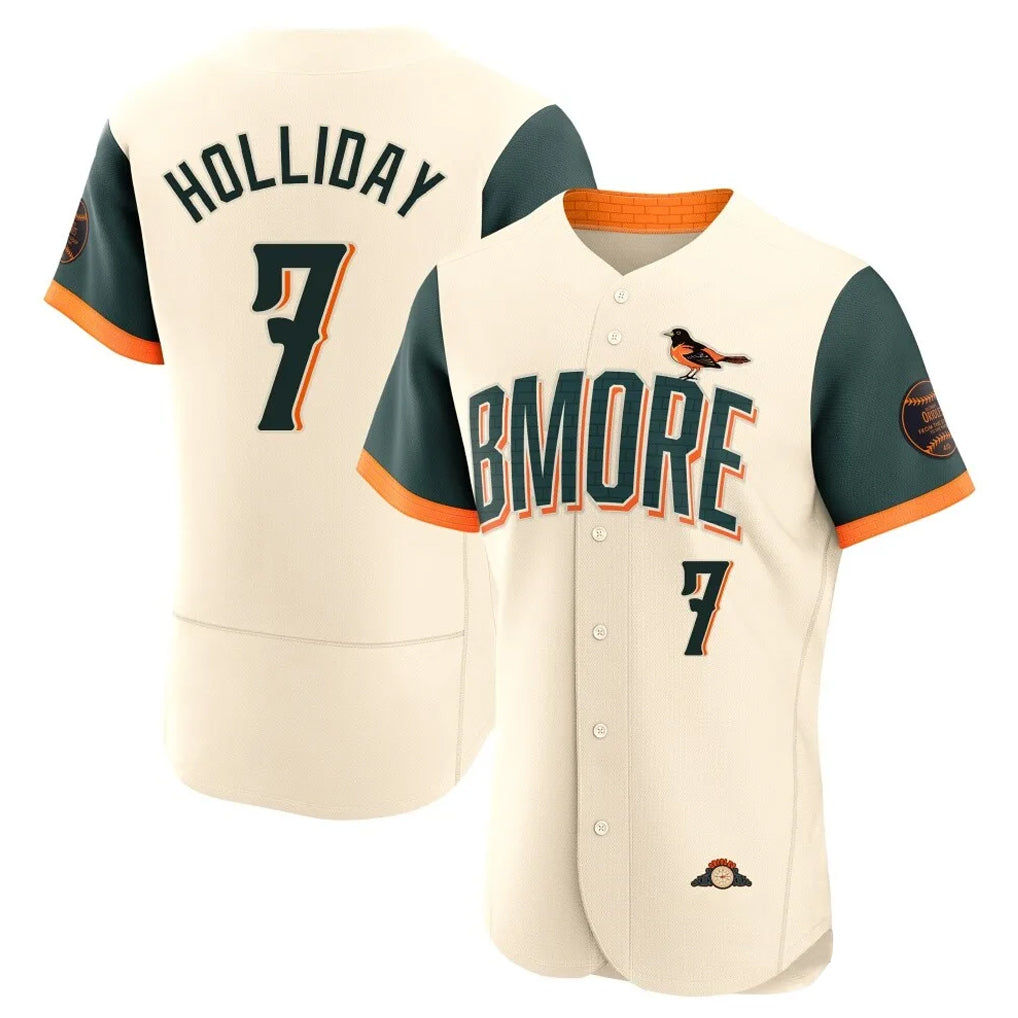 Pouc B.Orioles #7 Jackson Holliday Player Cream 2026 City Connect Limited Elite Home Game Stitched Jerseys