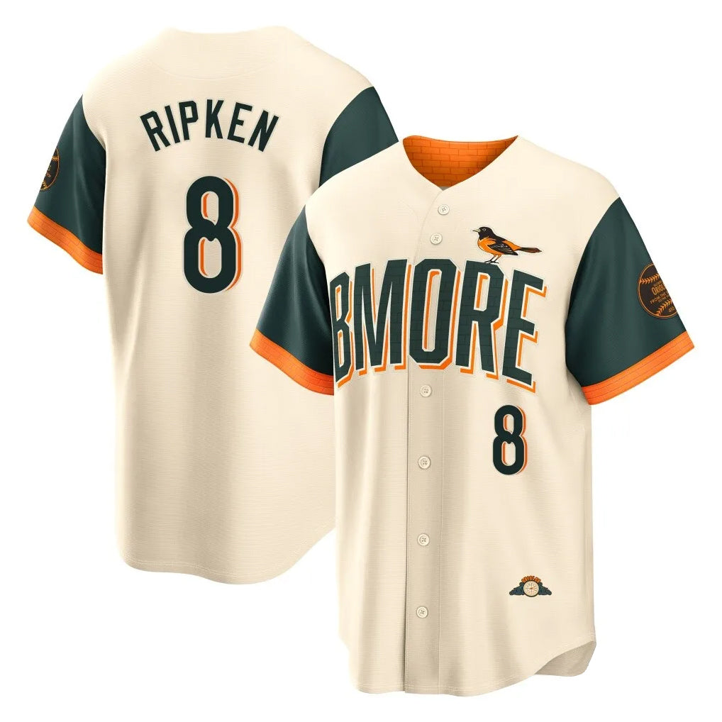 Pouc B.Orioles #8 Cal Ripken Player Cream 2026 City Connect Home Game Stitched Jerseys