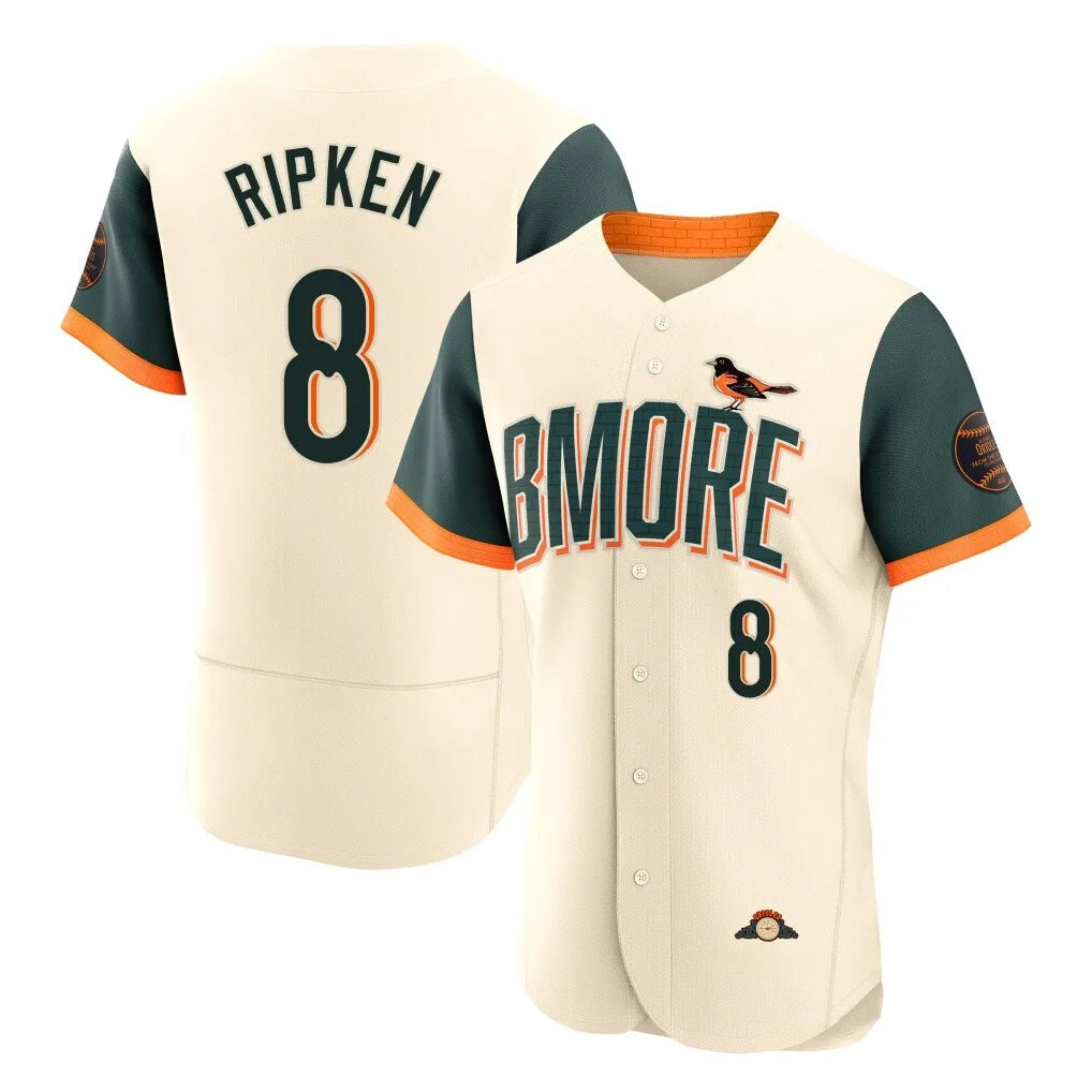 Pouc B.Orioles #8 Cal Ripken Player Cream 2026 City Connect Limited Elite Home Game Stitched Jerseys
