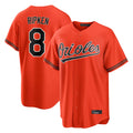 Pouc B.Orioles #8 Cal Ripken Player Orange Home Game Stitched Jerseys
