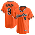 Pouc B.Orioles #8 Cal Ripken Player Orange T-shirt Limited Home Game Stitched Jerseys