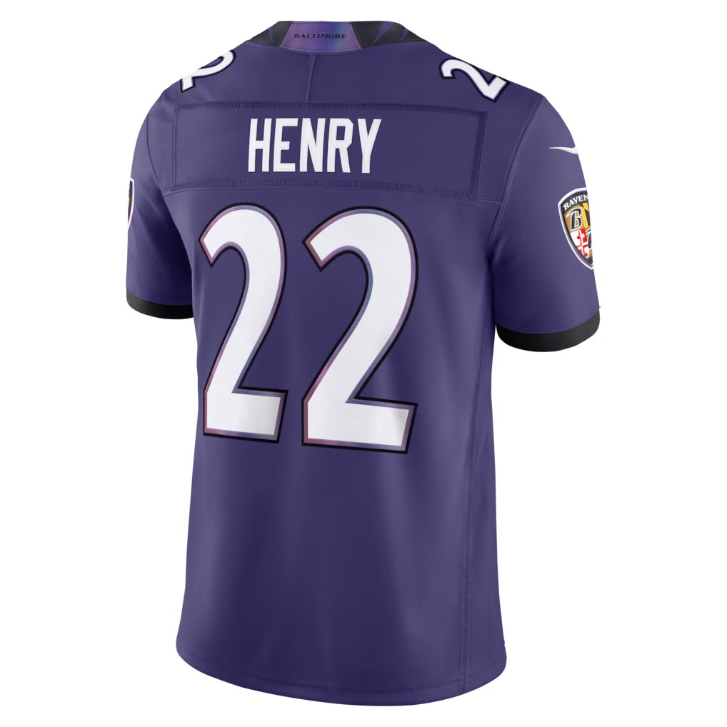 Pouc B.Ravens #22 Derrick Henry Purple Team Vapor F.U.S.E. Stitched Limited Jerseys