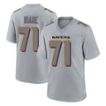 Pouc B.Ravens #71 Olaivavega Ioane Player Gray Replica Limited Stitched Jerseys