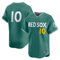 Pouc B.Red Sox #10 Trevor Story Player Green City Connect Limited Home Game Stitched Jerseys