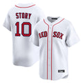 Pouc B.Red Sox #10 Trevor Story Player White Limited Home Game Stitched Jerseys