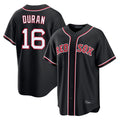 Pouc B.Red Sox #16 Jarren Duran Player Black Out Home Game Stitched Jerseys