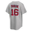 Pouc B.Red Sox #16 Jarren Duran Player Gray Road Home Game Stitched Jerseys