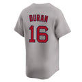 Pouc B.Red Sox #16 Jarren Duran Player Gray Road Limited Home Game Stitched Jerseys