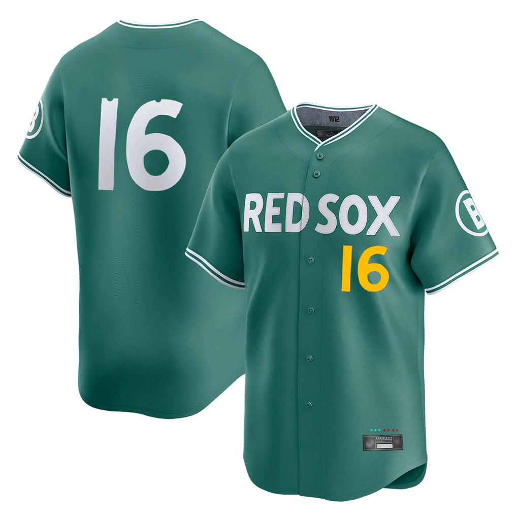 Pouc B.Red Sox #16 Jarren Duran Player Green City Connect Limited Home Game Stitched Jersey