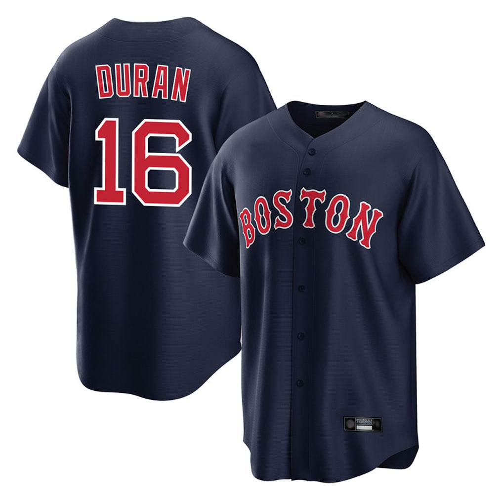 Pouc B.Red Sox #16 Jarren Duran Player Navy Home Game Stitched Jersey