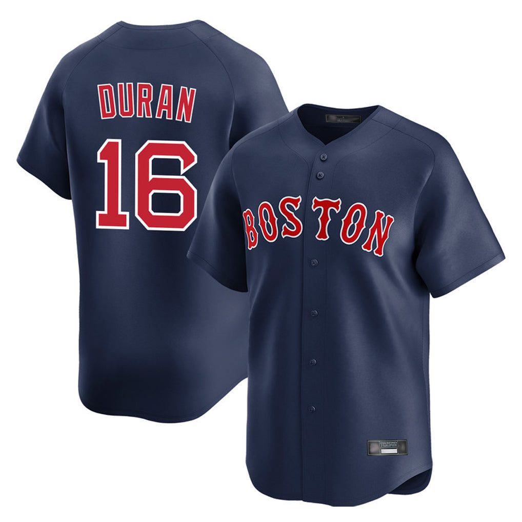 Pouc B.Red Sox #16 Jarren Duran Player Navy Limited Home Game Stitched Jersey