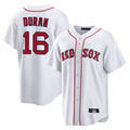 Pouc B.Red Sox #16 Jarren Duran Player White Home Game Stitched Jersey