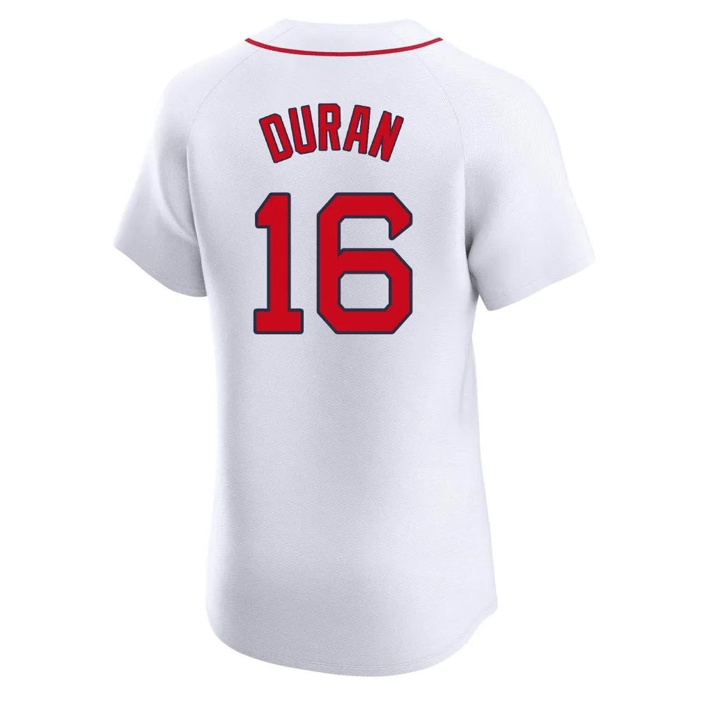Pouc B.Red Sox #16 Jarren Duran Player White Limited Elite Home Game Stitched Jerseys