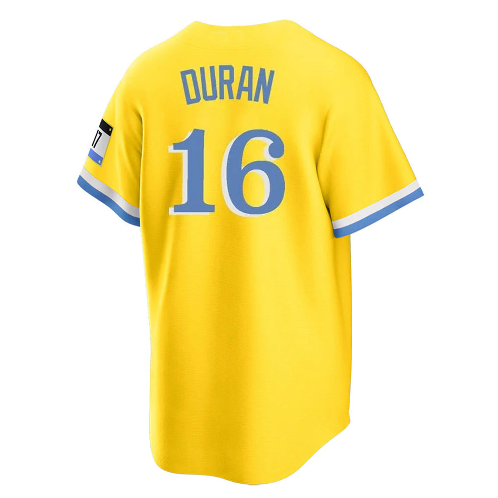 Pouc B.Red Sox #16 Jarren Duran Player Yellow Home Game Stitched Jerseys