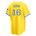 Pouc B.Red Sox #16 Jarren Duran Player Yellow Home Game Stitched Jerseys