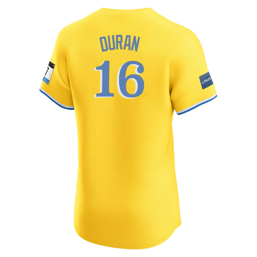 Pouc B.Red Sox #16 Jarren Duran Player Yellow Limited Elite Home Game Stitched Jerseys