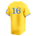 Pouc B.Red Sox #16 Jarren Duran Player Yellow Limited Home Game Stitched Jerseys